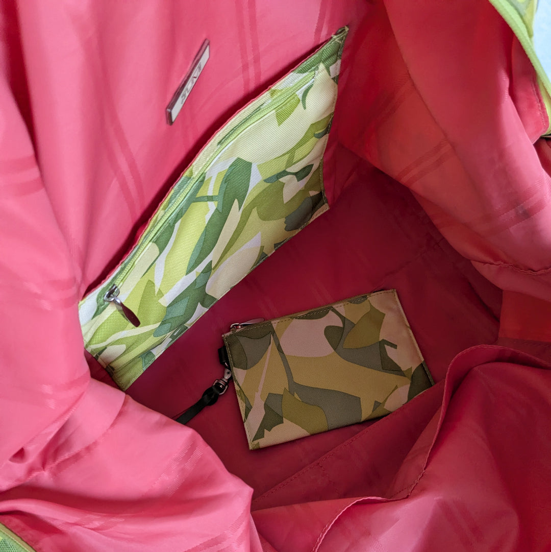 Tumi Canvas and Leather Weekend Bag