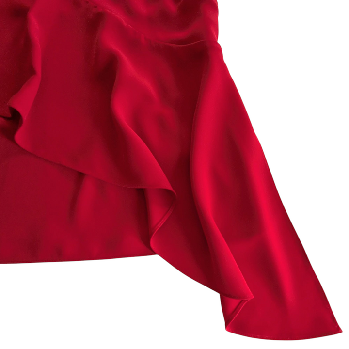 Amanda Uprichard Red Cairo Top Size Medium