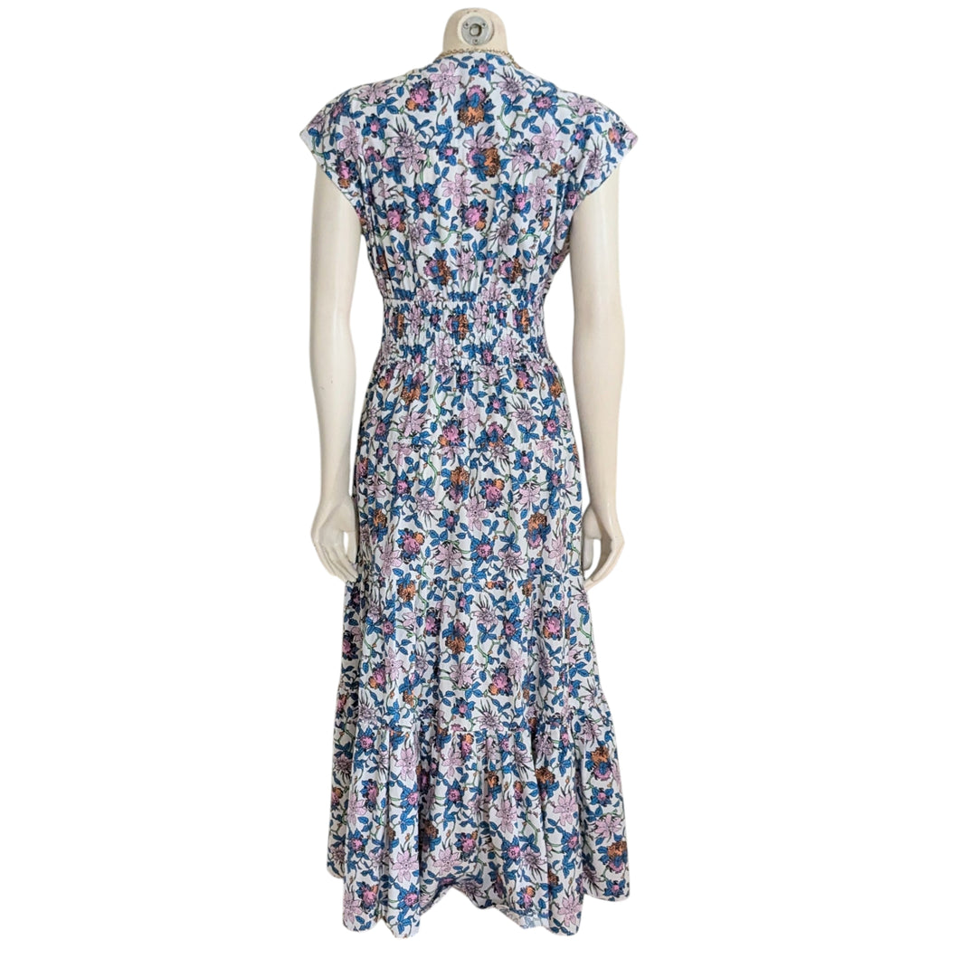 10 Crosby Derek Lam Fatima Tiered Maxi Dress Size 6