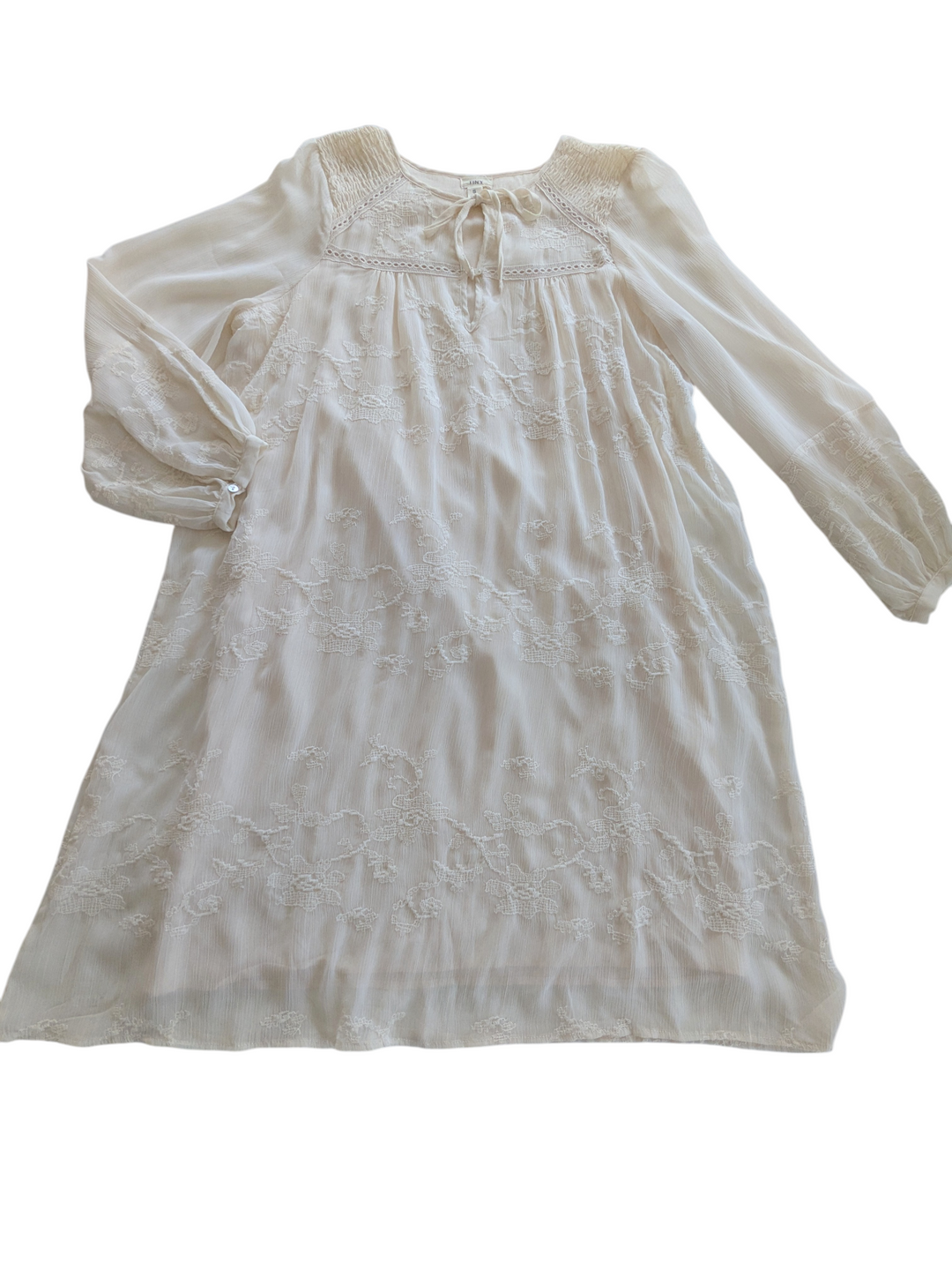 Anthropologie Tiny Luisa Cream Dress Size Small
