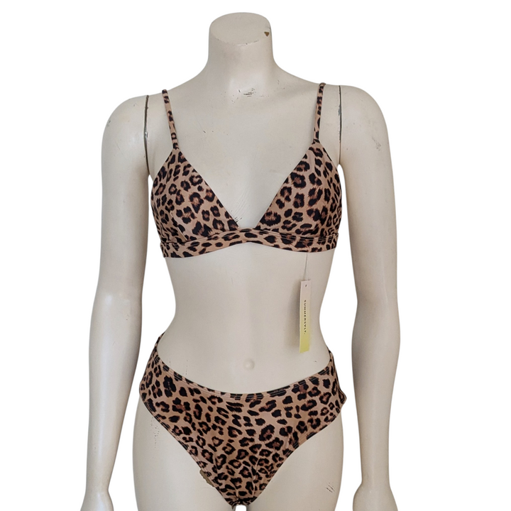 Summer Salt Leopard Print Bikini Size 6