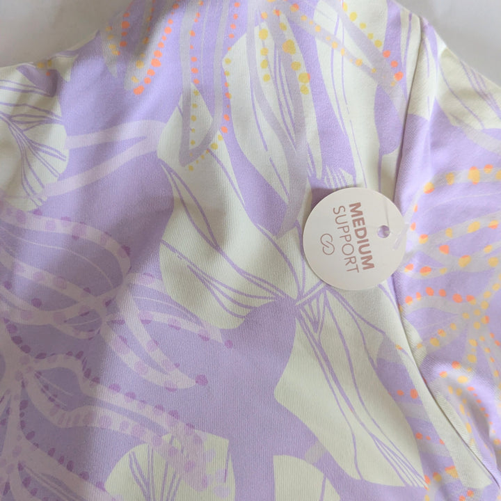 Calia Palms Lavender Long Sleeve Swimsuit Size 16 NWT