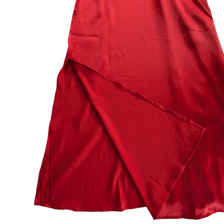 Rachel Parcell One Shoulder Satin Midi Dress Size 4