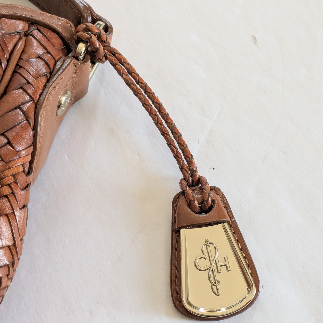 Cole Haan Woven Leather Hobo Bag