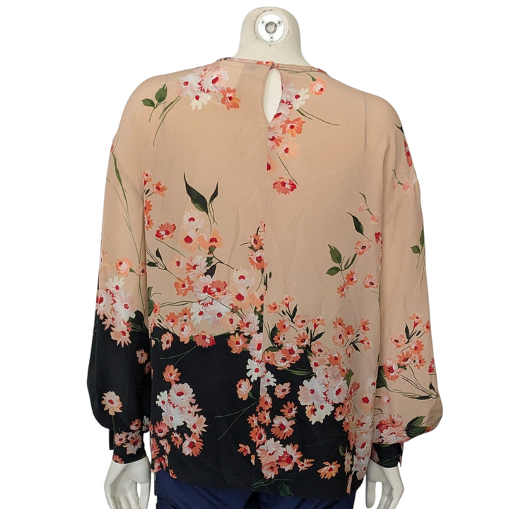 MaxMara Semi Sheer Silk Top Size 42/12