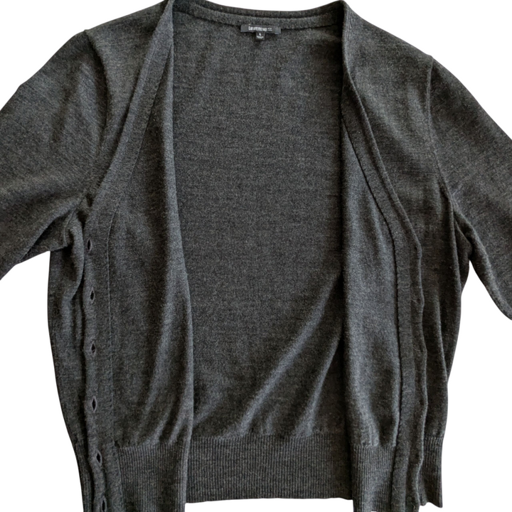 Lafayette 148 Short Sleeve Cardigan Size Large