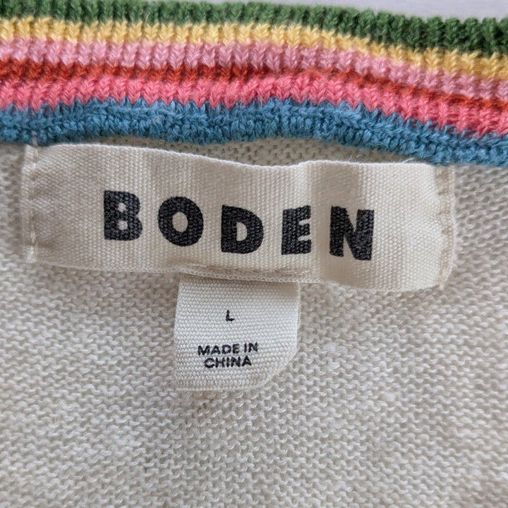 Boden Frilled Linen Tank Size Large