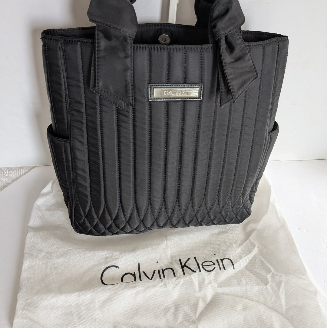 Calvin Klein Quilted Nylon Tote