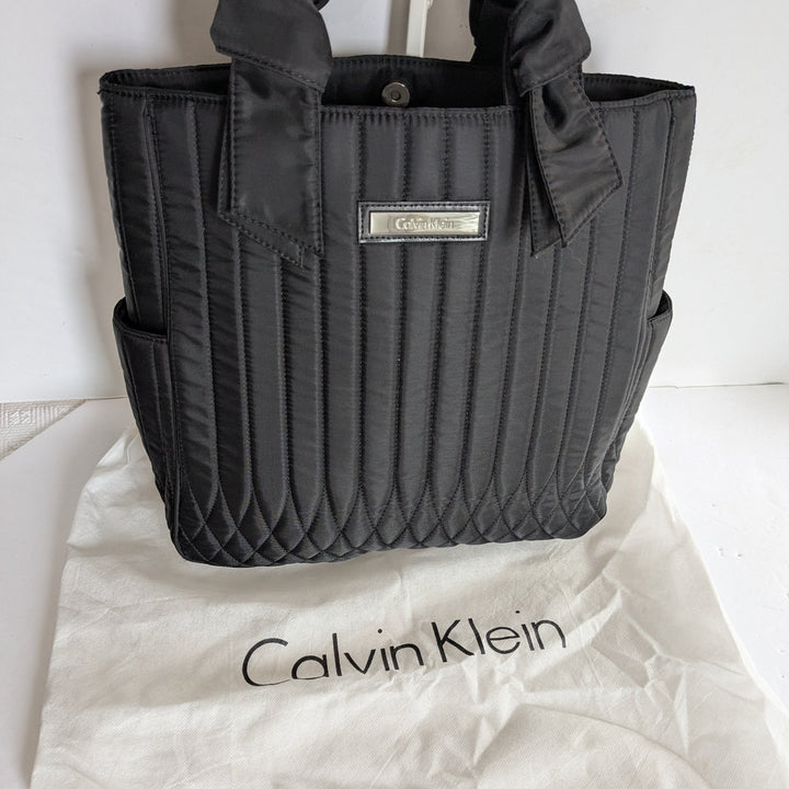 Calvin Klein Quilted Nylon Tote
