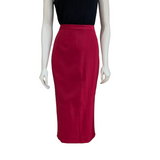 Dsquared 2 Red Midi Pencil Skirt Size 44