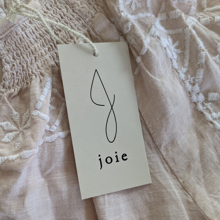 Joie Linen Peasant Top Size Small