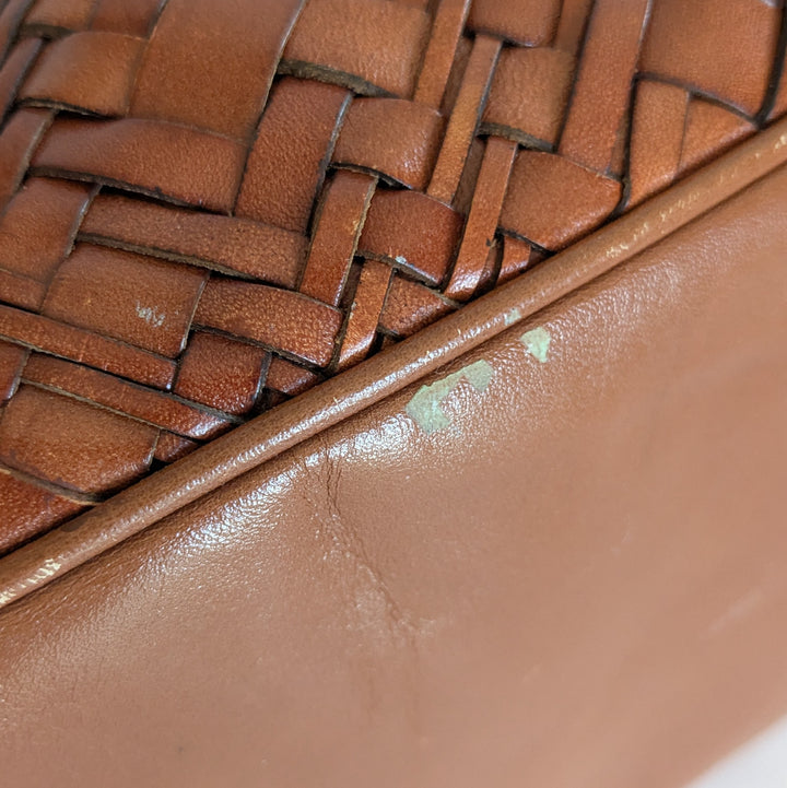 Cole Haan Woven Leather Hobo Bag
