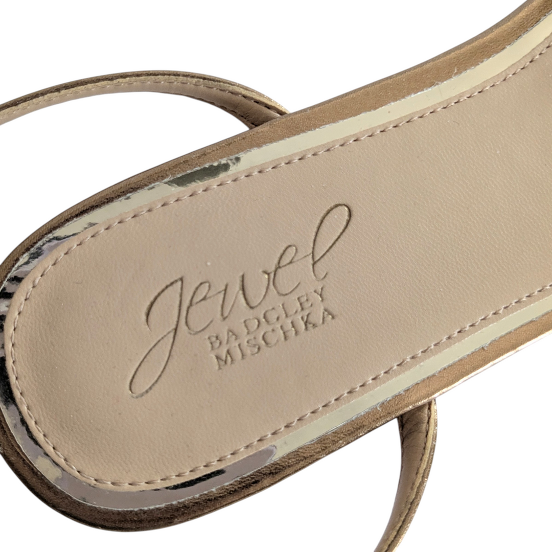 Jewel Badgley Mischka Roslyn Sandals Size 9.5