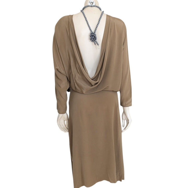 Silks by St Gillian Silk Midi Dress Size Small