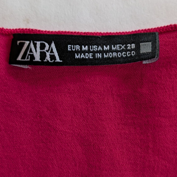 Zara Hot Pink Top Size Medium