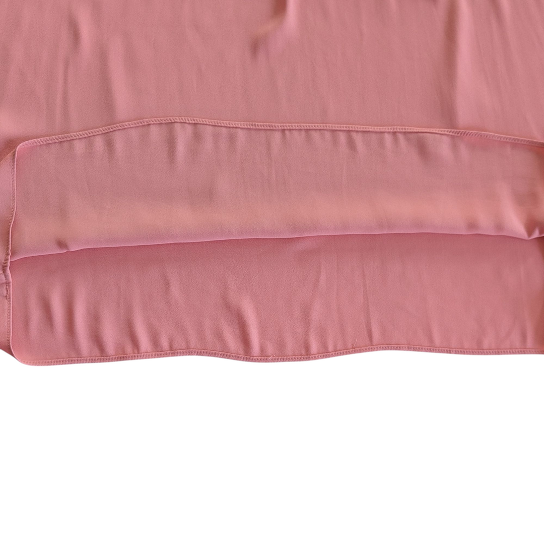 White House Black Market Pink Top Size Large