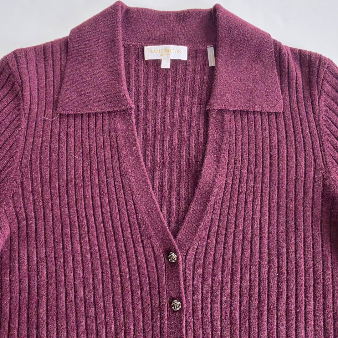 Ramy Brook Cathy Cashmere Sweater Size Large