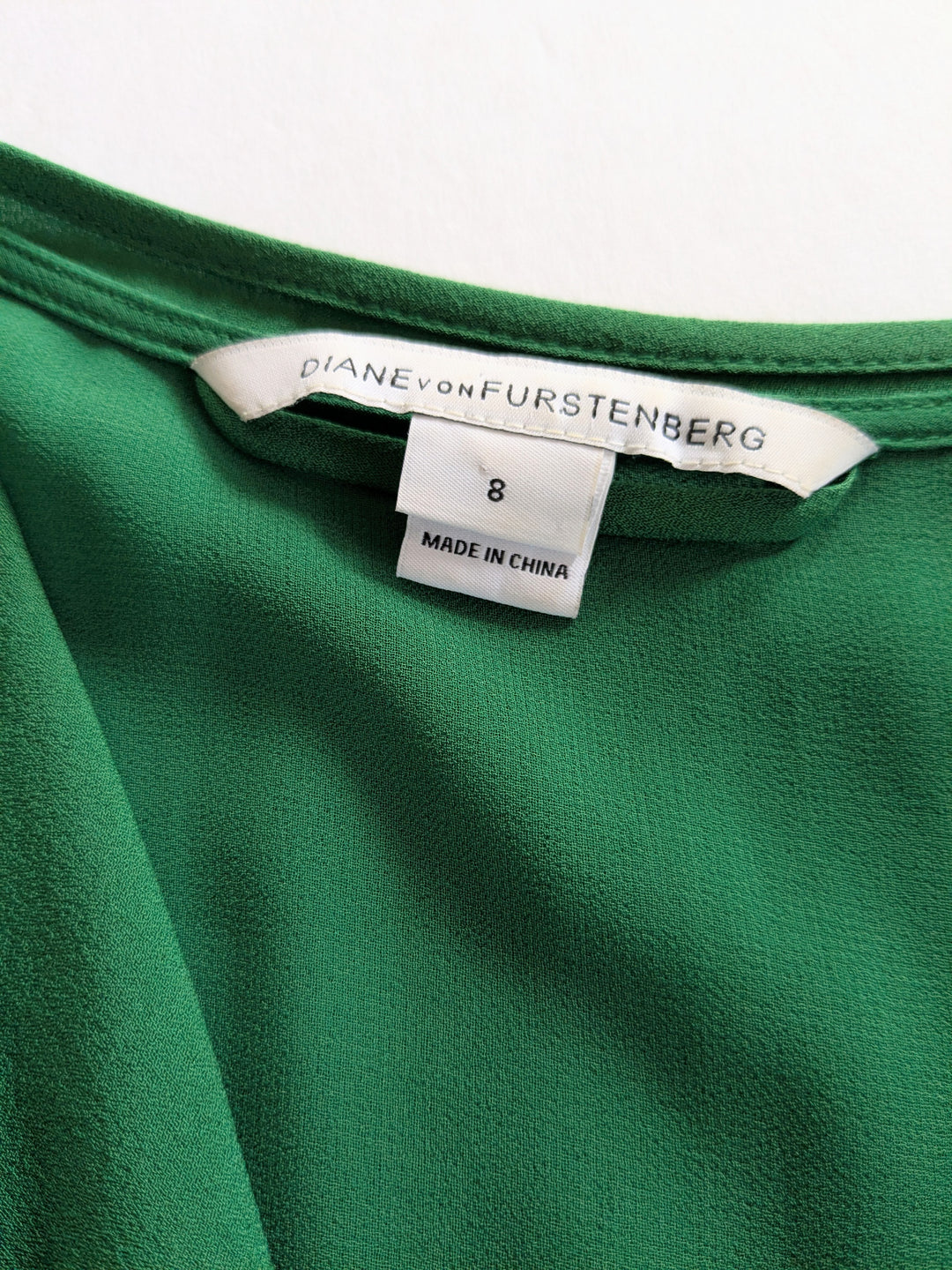 Diane von Furstenberg New RearySilk Dress Size 8