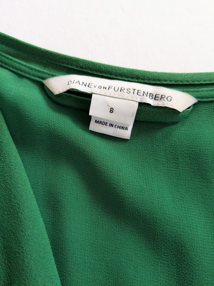 Diane von Furstenberg New RearySilk Dress Size 8