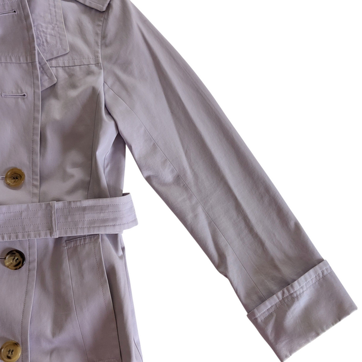 Burberry Lilac Trench Coat Size 38