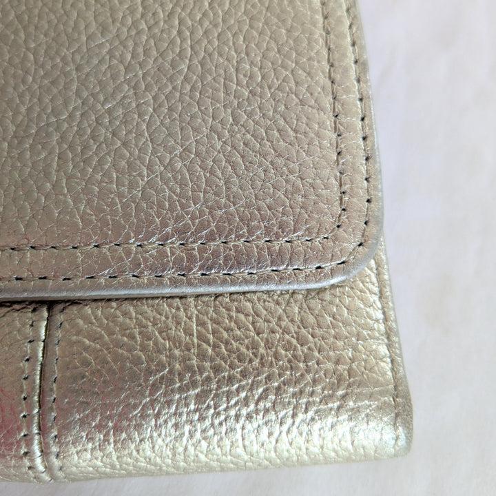 Tignanello Gold Leather Wallet