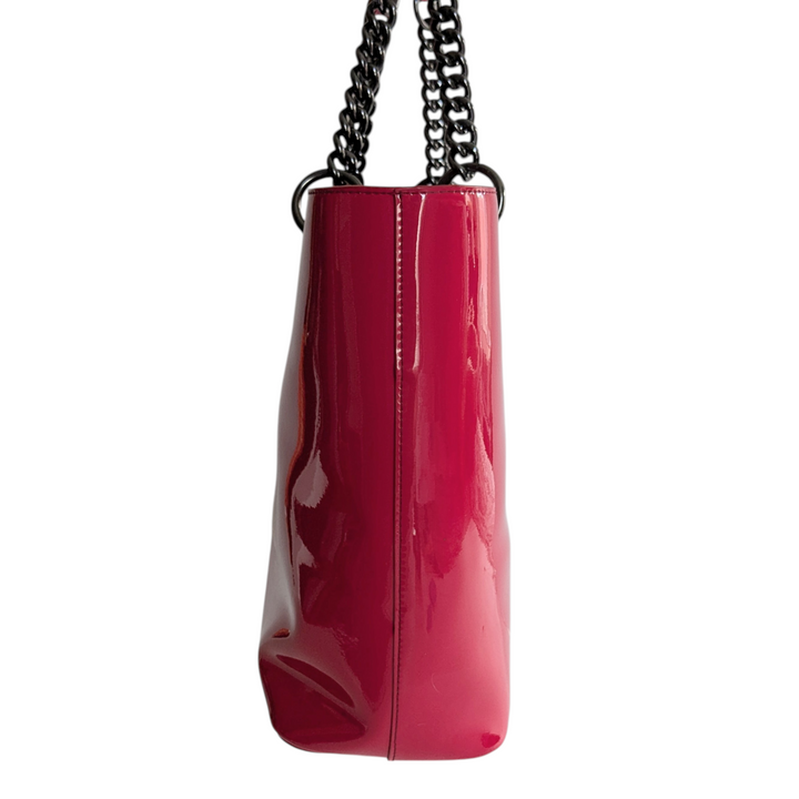 DKNY Hot Pink Patent Leather Tote