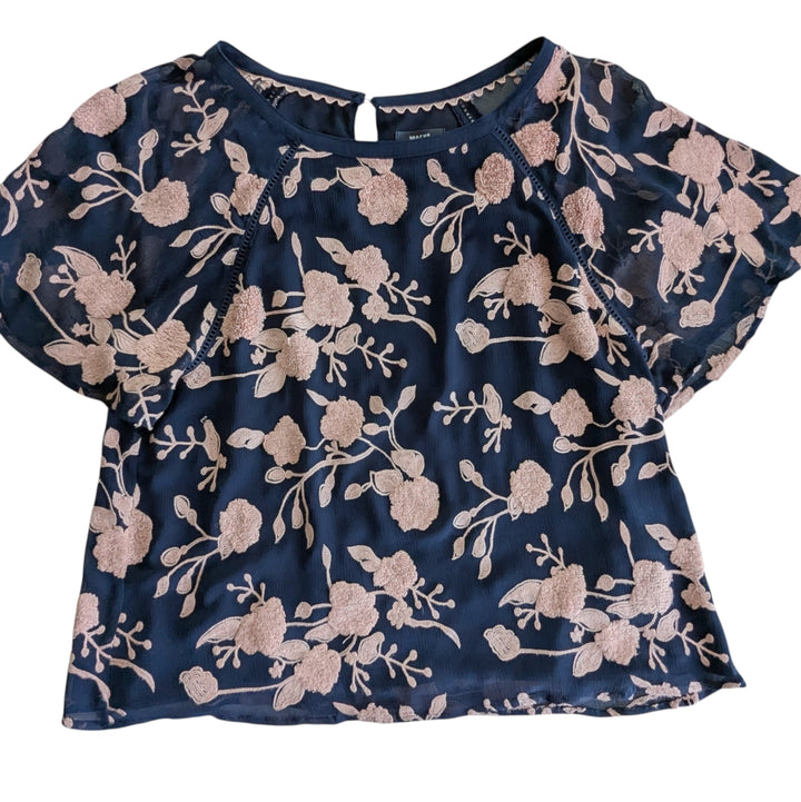 Anthropologie Maeve Franca Textured Top Size Large