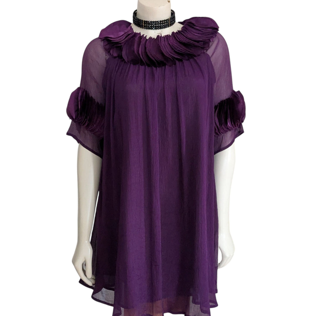 Peppe Peluso Purple Cocktail Dress Size Medium