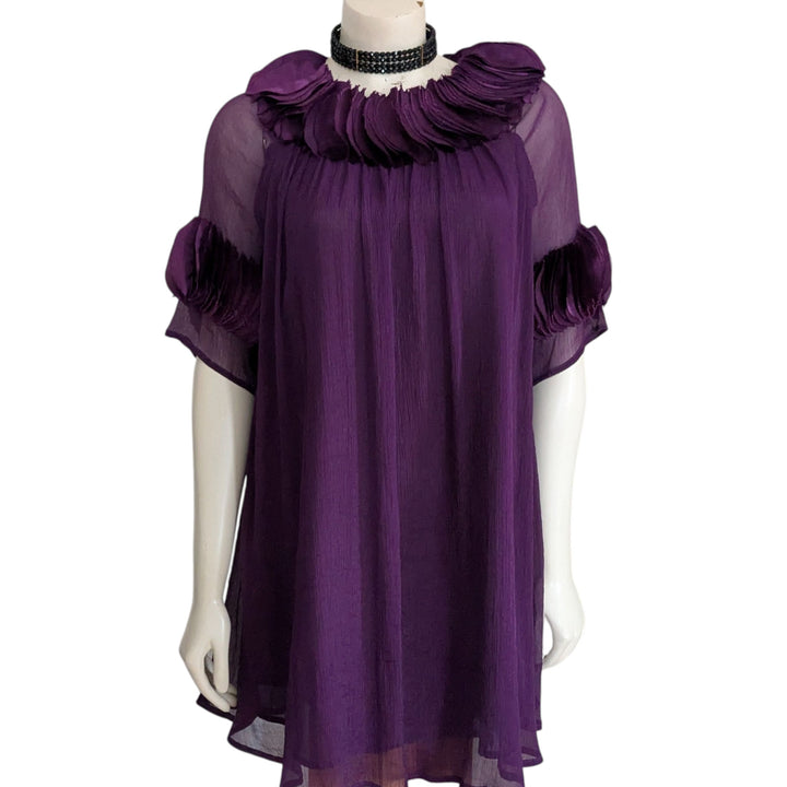 Peppe Peluso Purple Cocktail Dress Size Medium