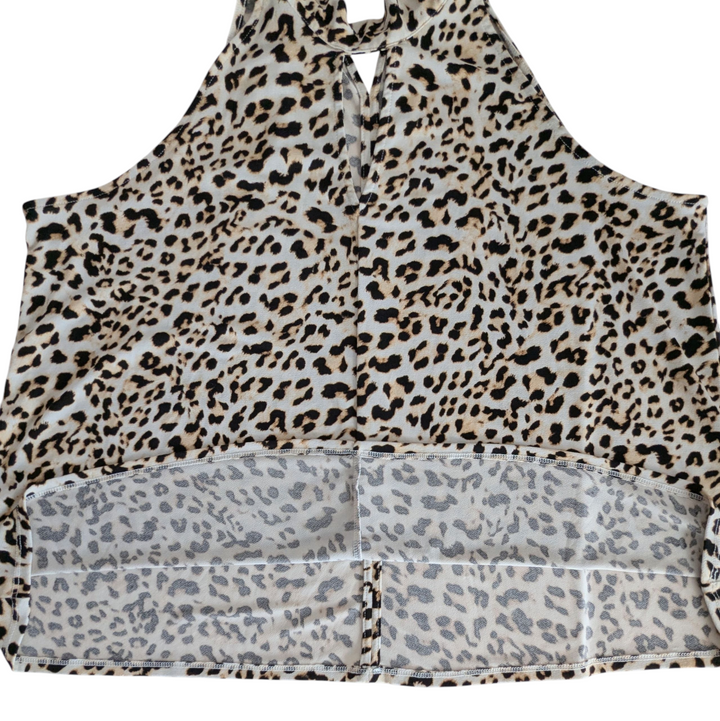 Banana Republic Animal Print Top Size Large