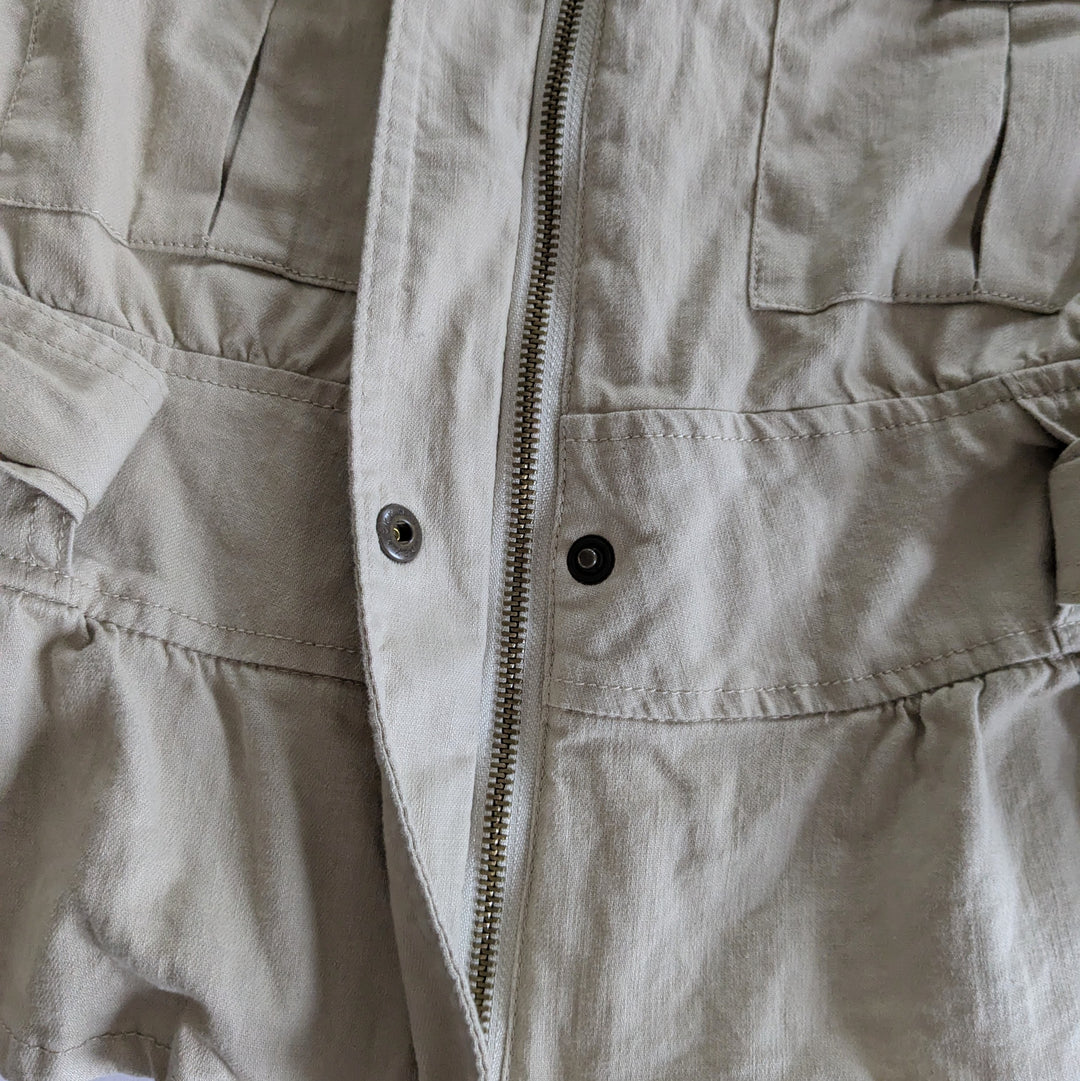 Banana Republic Factory Linen Blend Jacket Size Small Petite