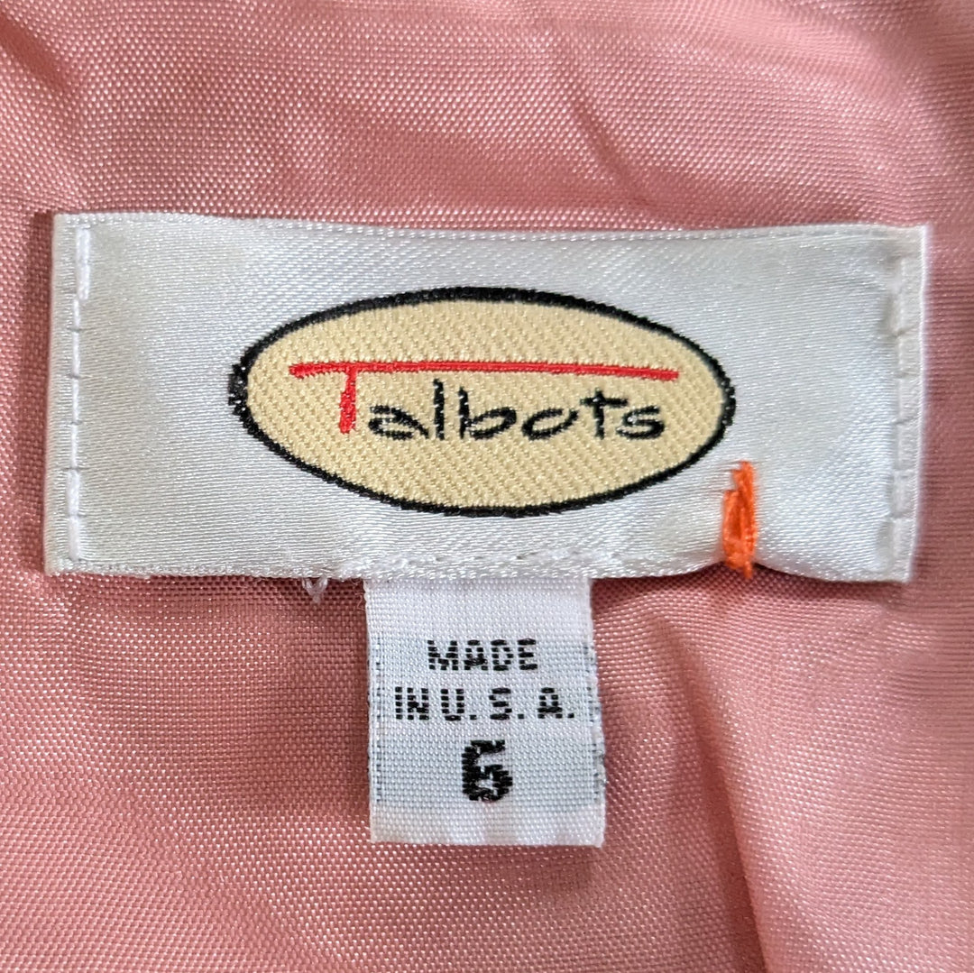 Talbots Floral Sheath Dress Size 6