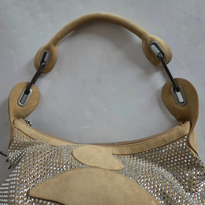 Jimmy Choo Grant Hobo with Crystals