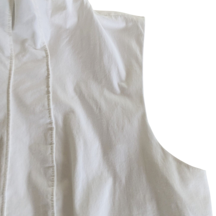 M2057 Maria Pinto White Blouse Size Medium