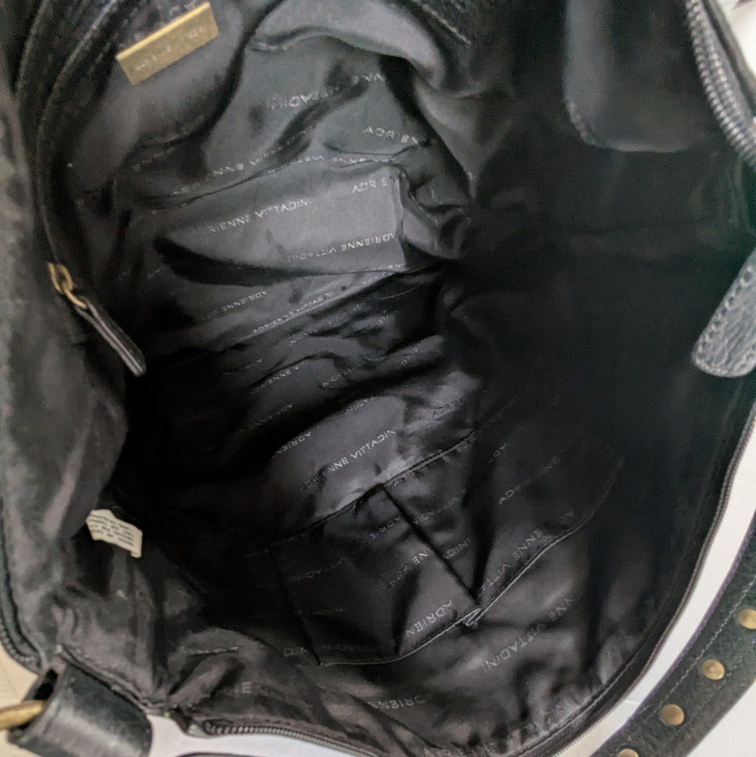 Adrienne Vittadini Leather Hobo Bag