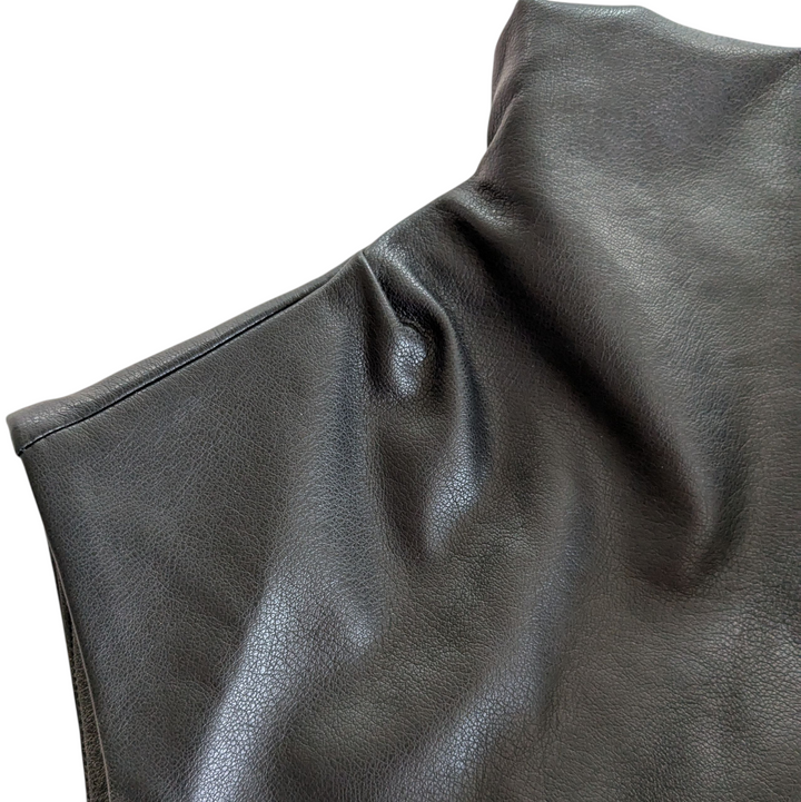 Anthropologie Faux Leather Mini Dress Size 0 Petite
