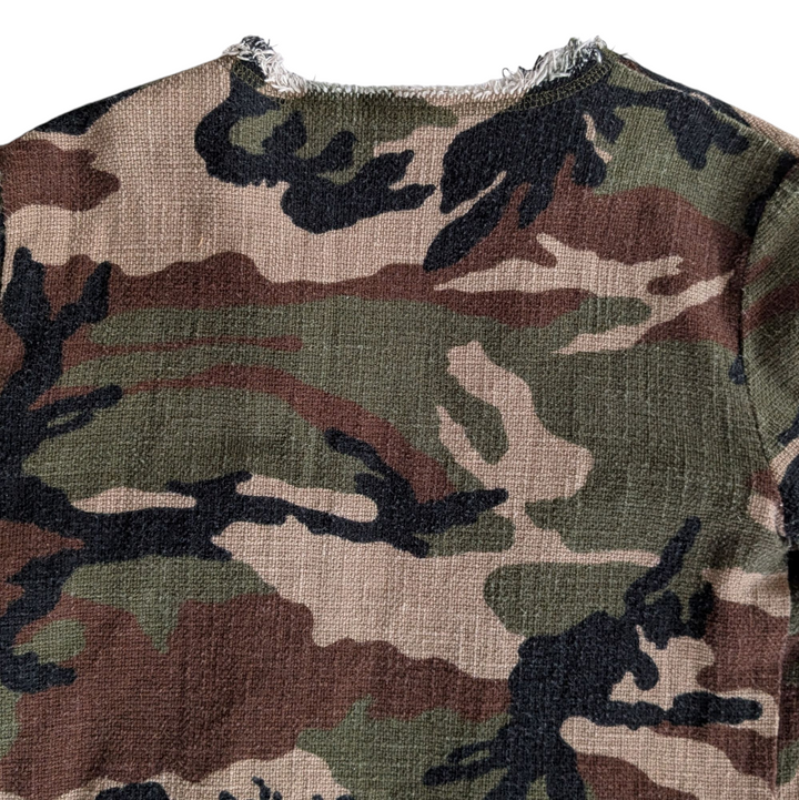 Vicolo Camo Print Cotton Jacket Size Medium