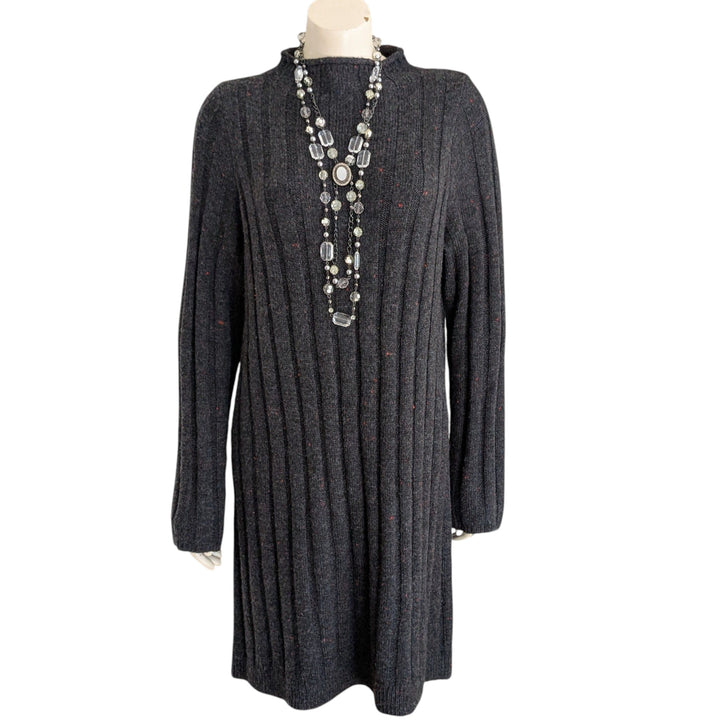Madewell Donegal Mock Neck Sweater Dress Size Large