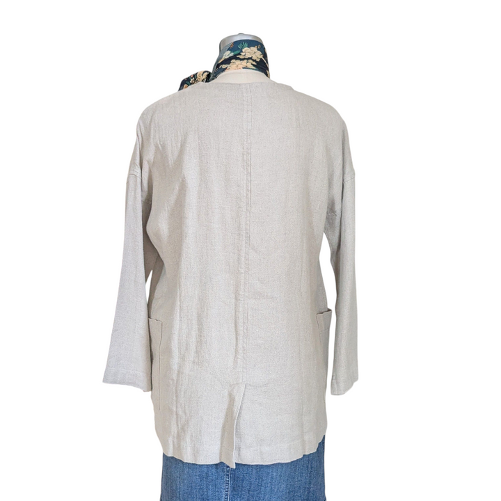 Eileen Fisher Linen Blazer Size Small