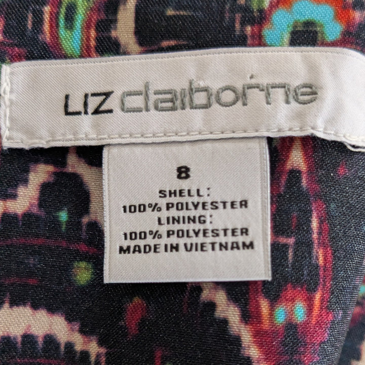 Liz Claiborne Fit & Flare Dress Size 8