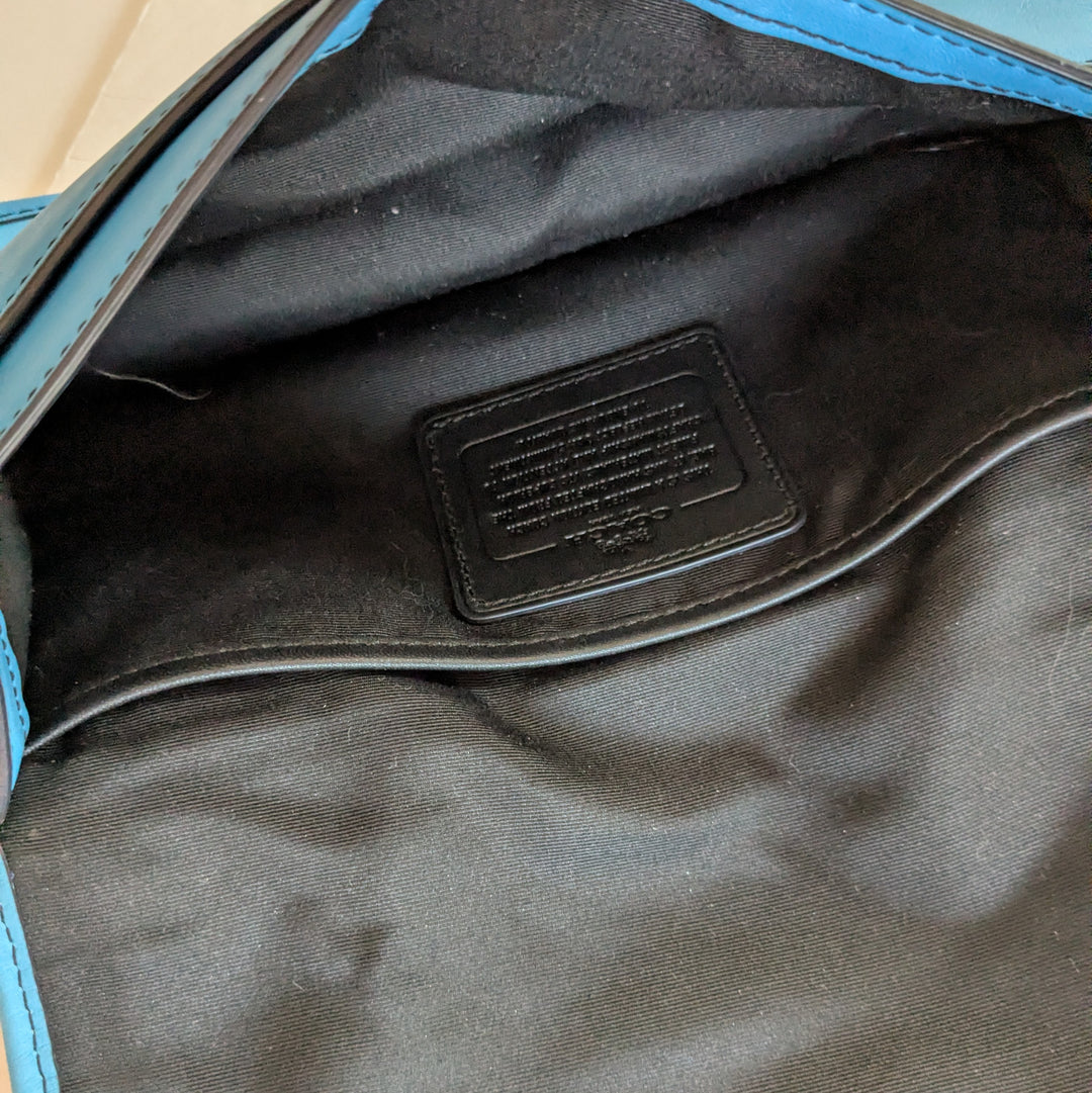 Coach Blue Leather Crossbody