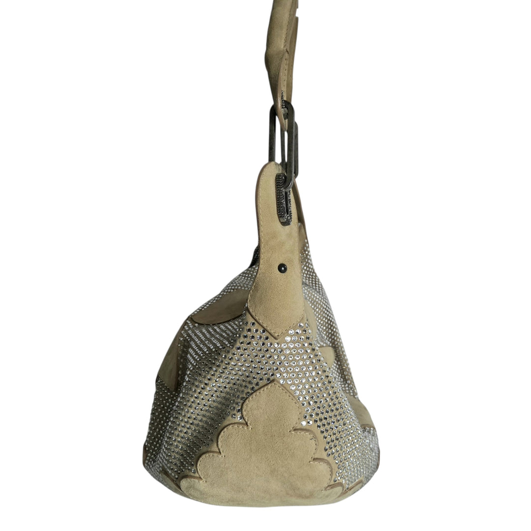 Jimmy Choo Grant Hobo with Crystals