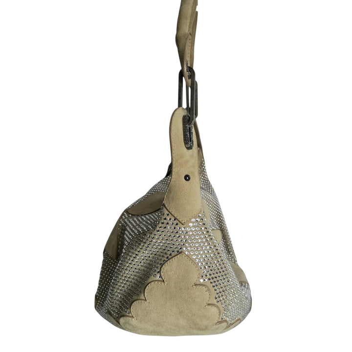 Jimmy Choo Grant Hobo with Crystals