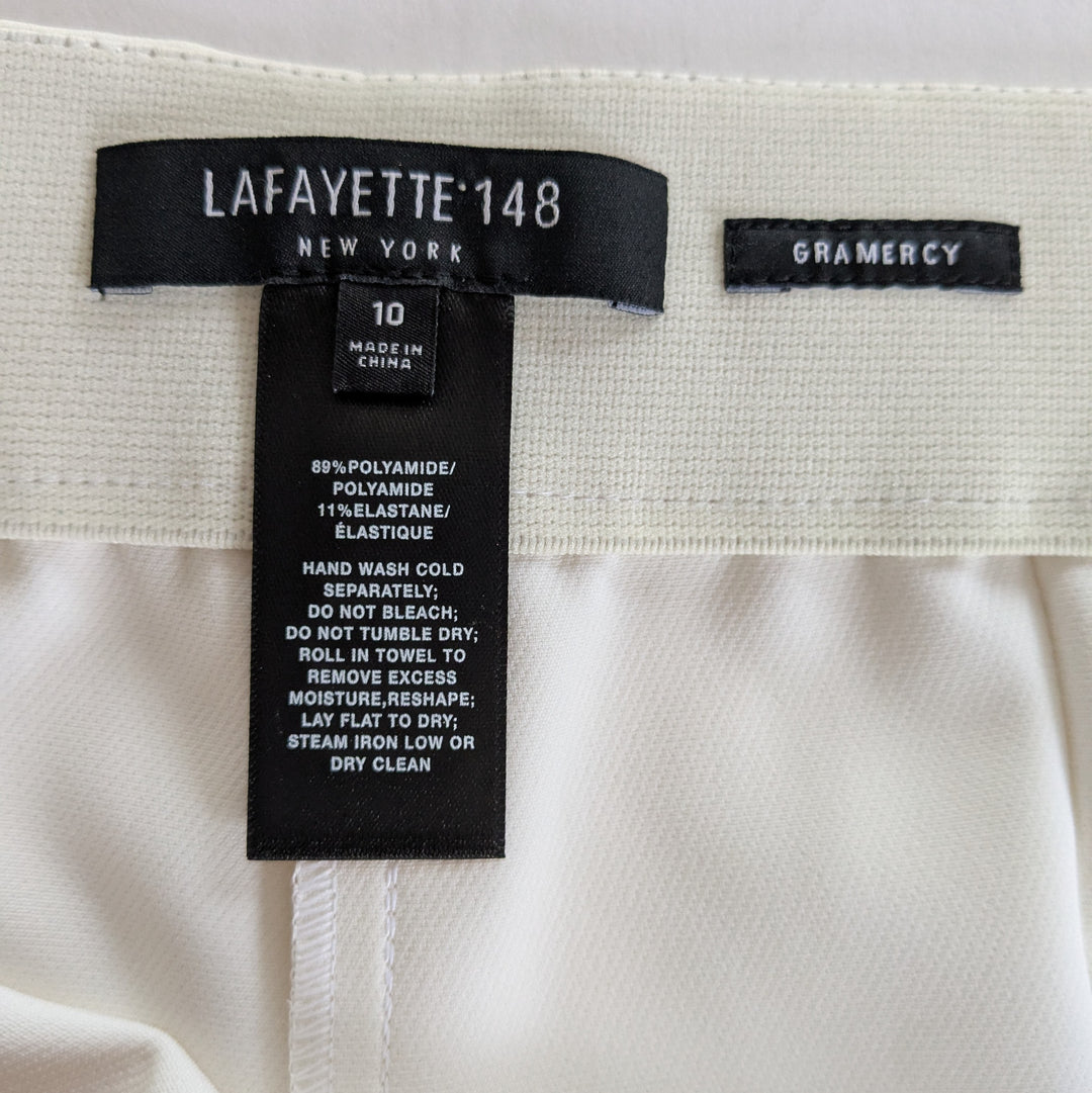 Lafayette 148 Gramercy Acclaimed Stretch Ankle Pants Size 10