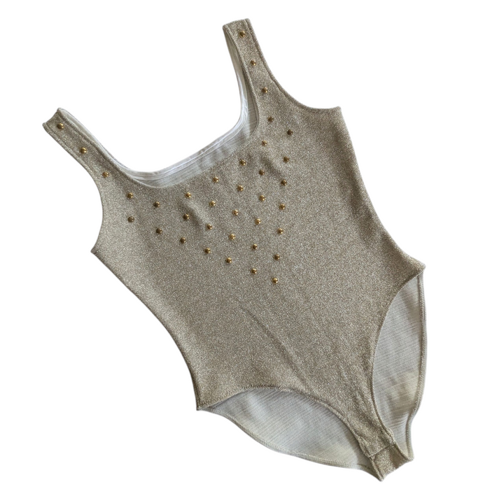 Honeybee Metallic Gold Bodysuit Size Medium