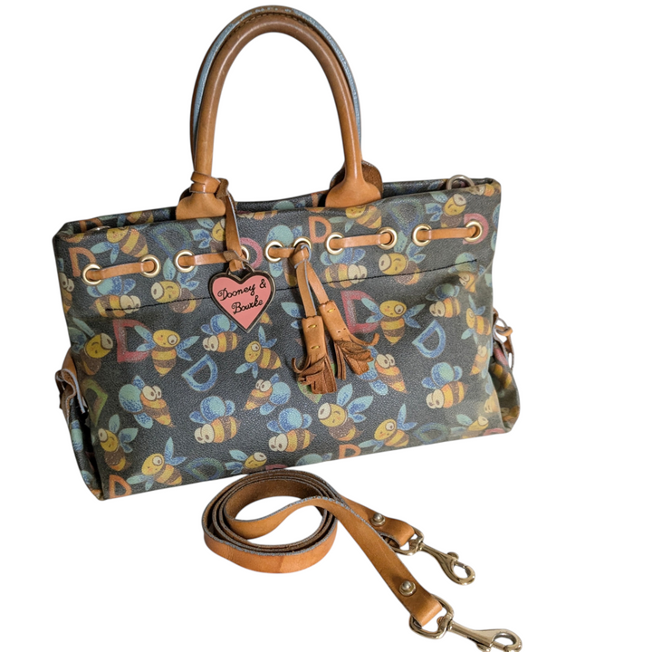 Dooney & Bourke Bumble Bee Print Satchel