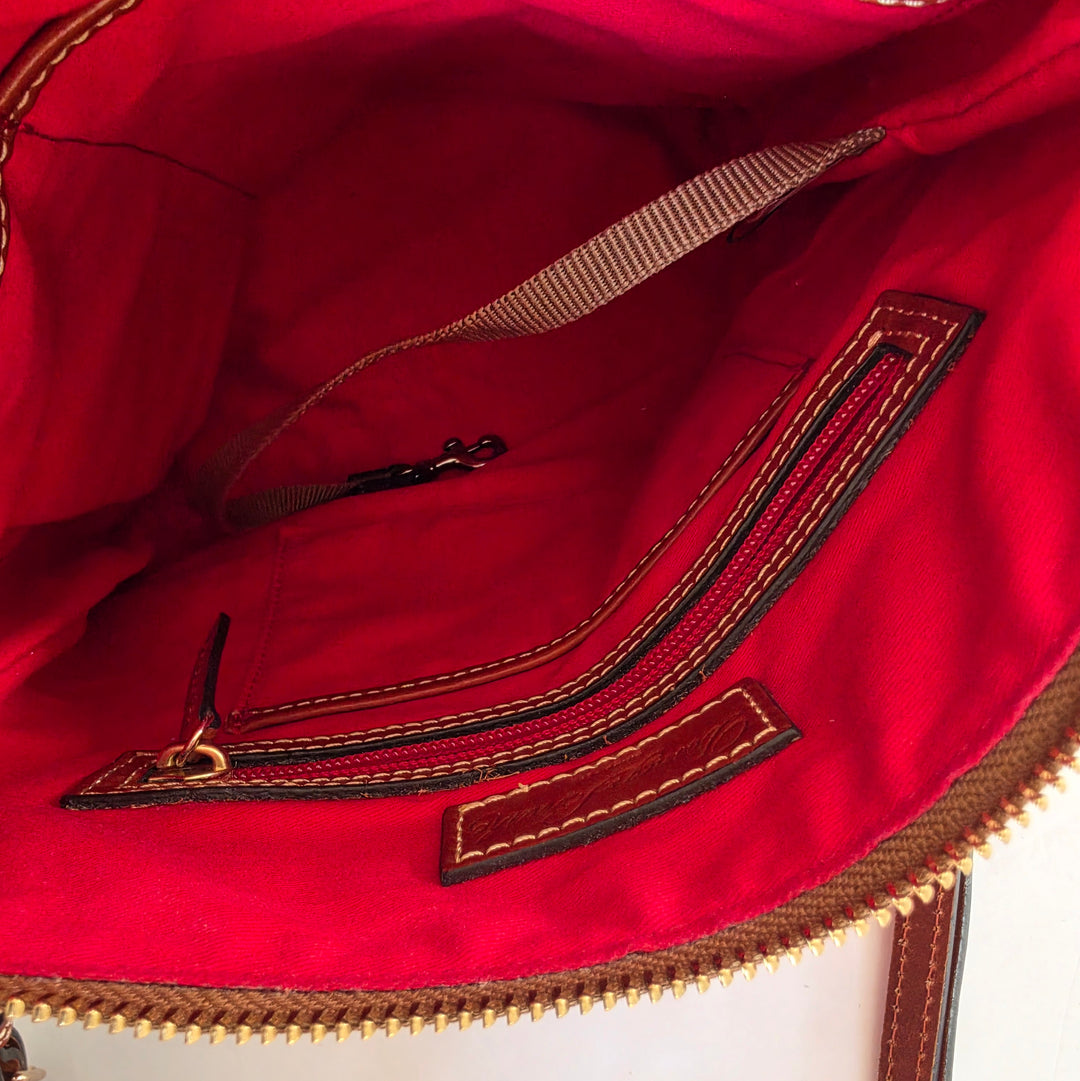 Dooney & Bourke Red Leather Crossbody
