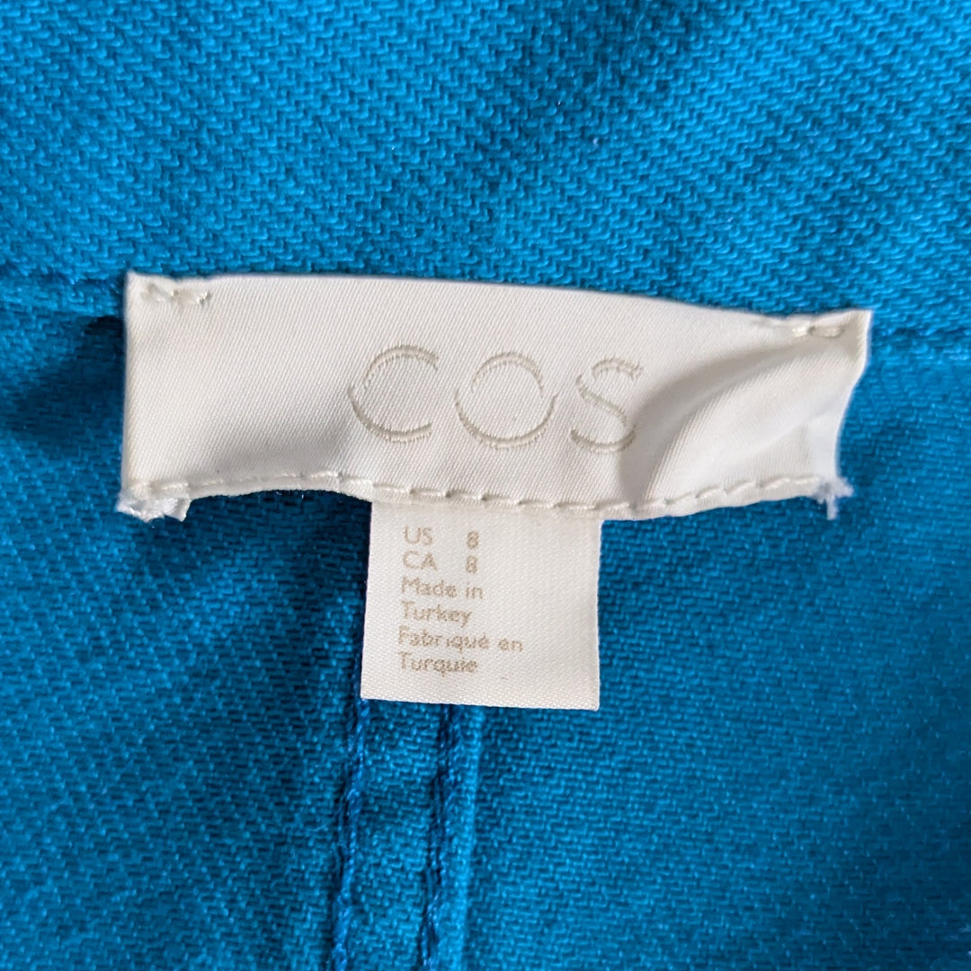 COS Bright Blue Denim Jacket Size Small