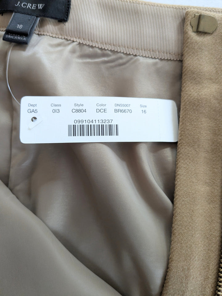 J. Crew Pencil Skirt Size 16 NWT