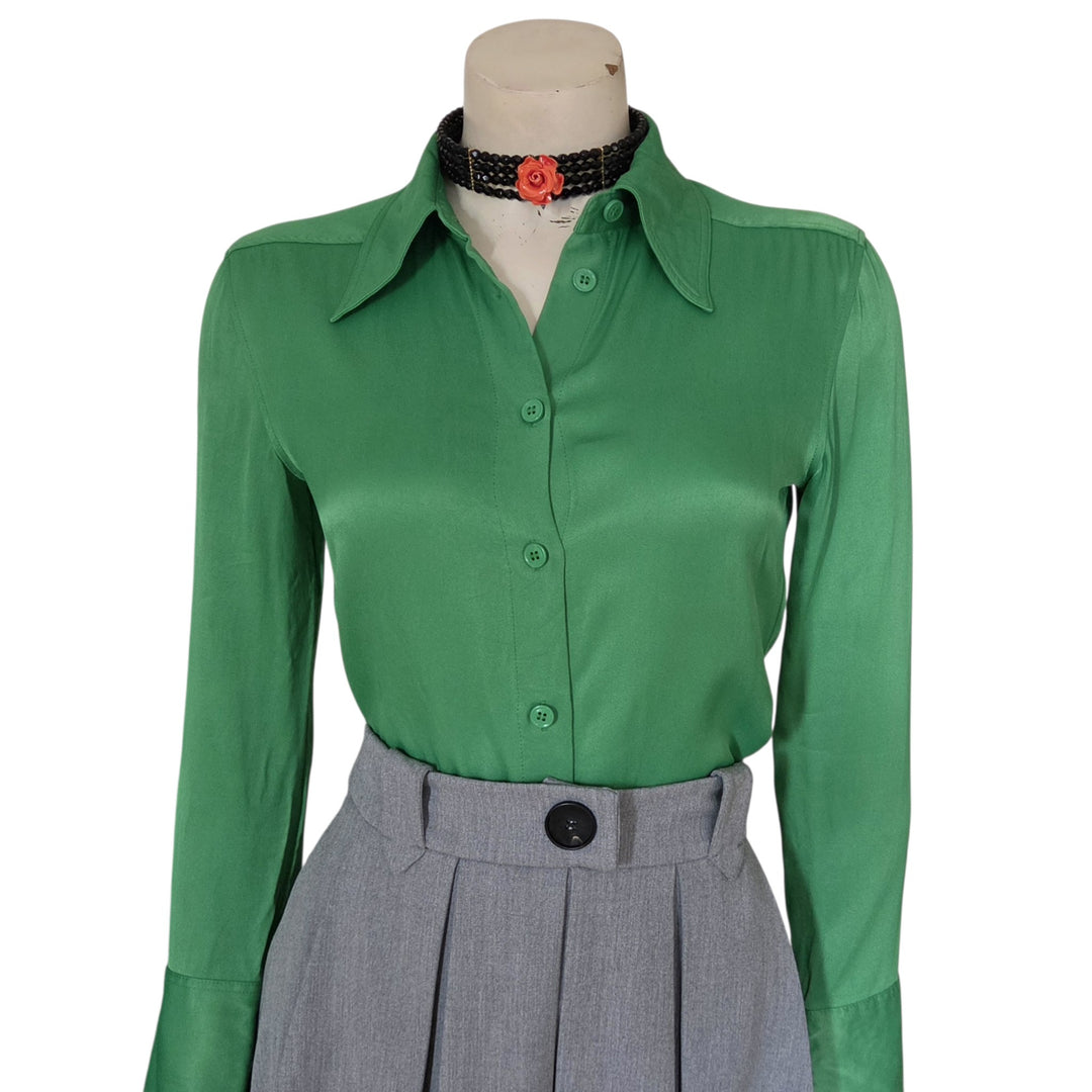 Zara Satin Blouse Size XS